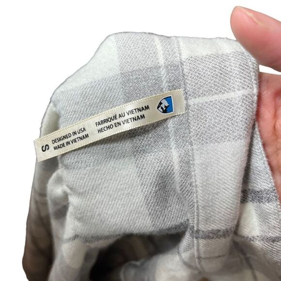 Kuhl Kamila Flannel Button Down Shirt Size Small - Picture 9 of 10